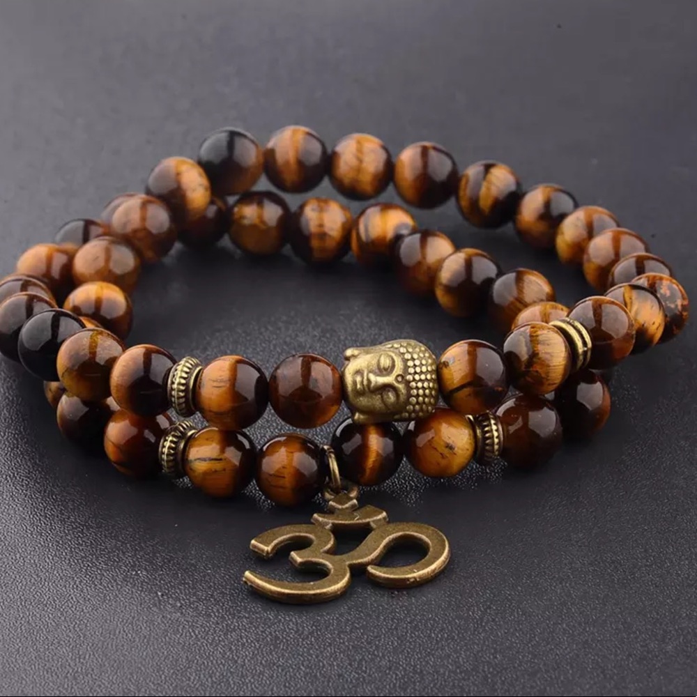 Meditation mala gemstone bracelet - Picture 4 of 6